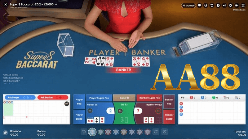 Baccarat game tại aa88